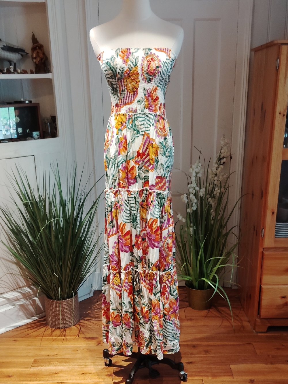 Abel The Label For Anthropologie Smocked Maxidress